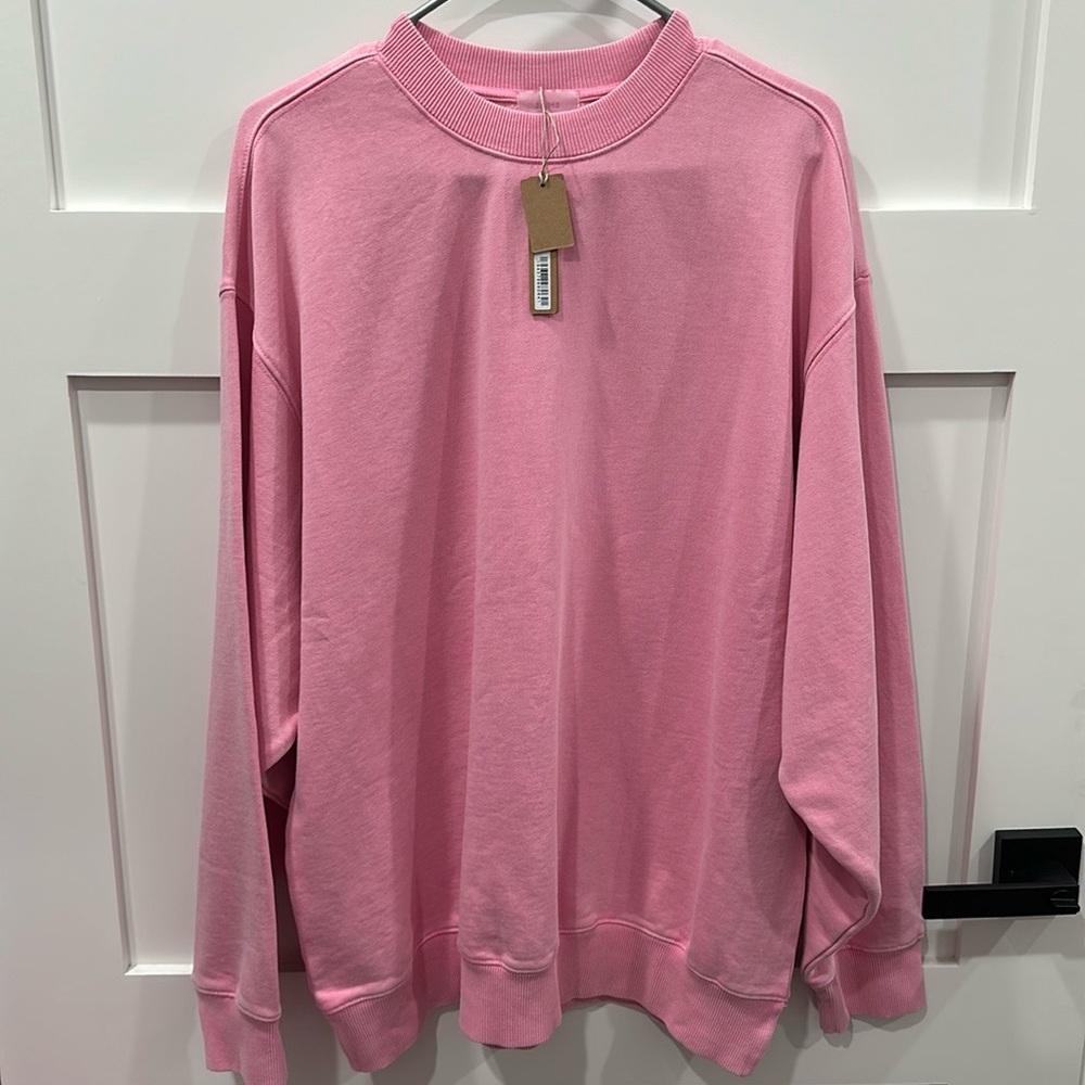🌟SALE🌟SKIMS BOYFRIEND FLEECE SWEATSHIRT